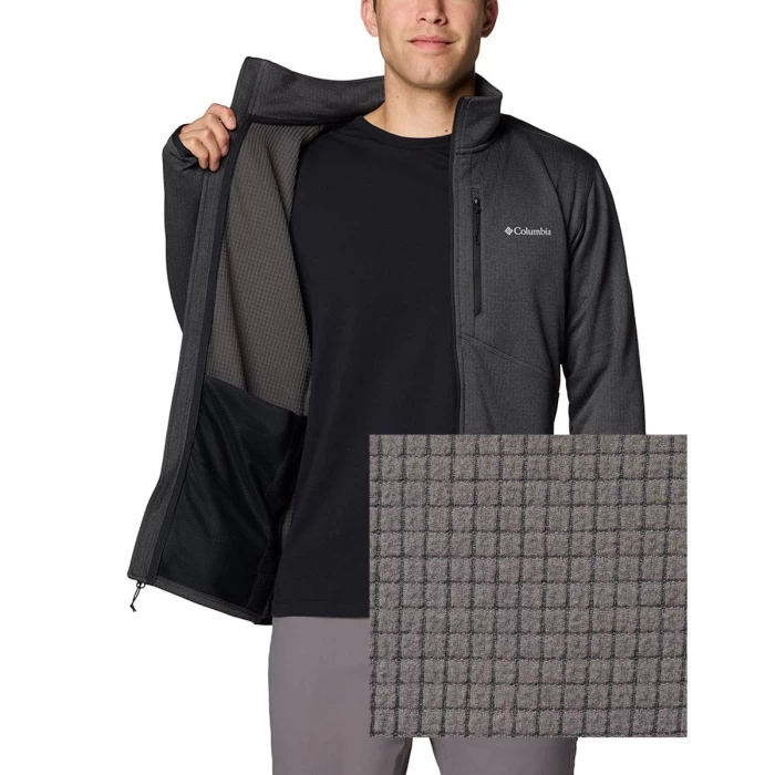 Campera Polar Columbia Park View Full Zip Hombre
